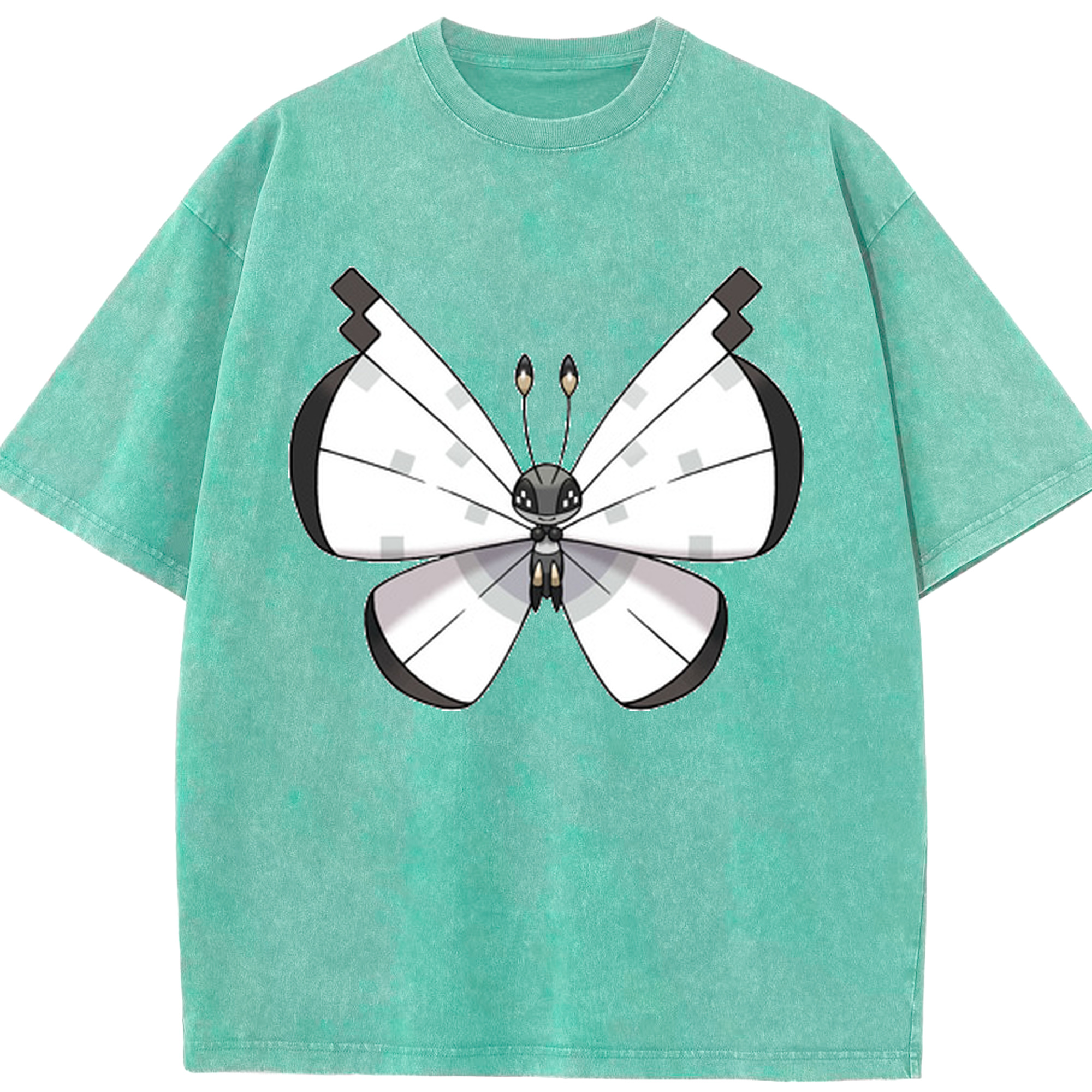 （画像用） ポケットモンスター Pokémon 綿100% ヴィンテージ風 半袖Tシャツ（フロントプリント）